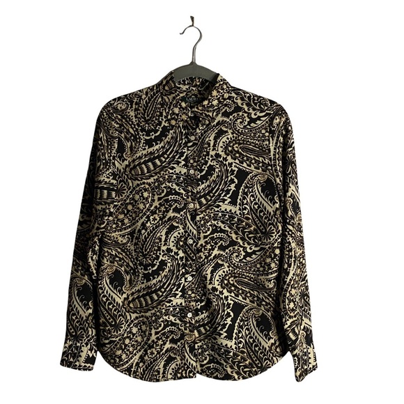 Lauren Ralph Lauren Tops - Lauren Ralph Lauren Women’s Paisley Button Down Shirt